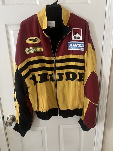 RHUDE Giacca da corsa uomo in nylon rally