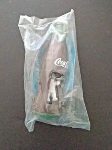 2000 NOS Coca Cola Bottle Polar Bear Spinner Wind Up Toy Burger King 2000 in Bag - Picture 1 of 2