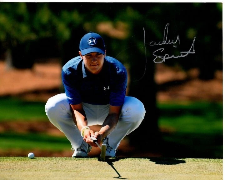 Foto firmada autografiada por Jordan Spieth de 8x10 PGA GOLF Foto 1 de 1