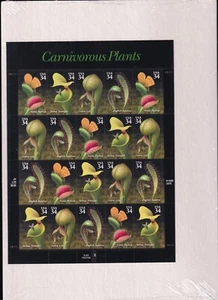 Scott #3531a (3528-3531) Carnivorous Plants Sheet of 20 Stamps - Sealed White - Picture 1 of 3