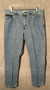 Tommy Hilfiger Classic Fit Straight Cut Blue Jeans Men's 12A Denim - Picture 1 of 10