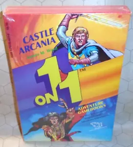 AD&D TSR 1on1 Castle Arcania Adventure Gamebook - SEALED Set - Picture 1 of 4