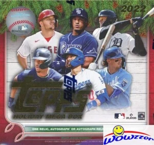2022 Topps Baseball HOLIDAY MEGA Factory Sealed Box-AUTO/RELIC+100 Cards! - Picture 1 of 1