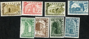 Paraguay 1965 Church Ruins MNH (SC# C225-C232) - Picture 1 of 1