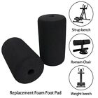 2× Fuß Schaumstoff-Pads Rollen Für Beinverlängerung / Gewicht Bank Fitnessgeräte