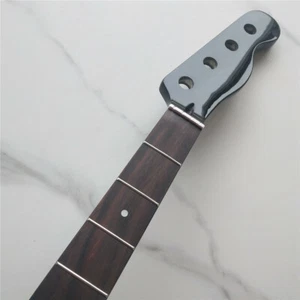 4 string Maple Electric P Bass guitar neck 20 Fret 34inch rosewood inlay Black - Picture 1 of 8