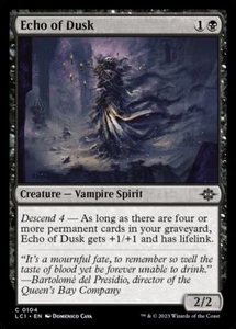 Eco of Dusk Foil (104) The Lost Caverns of Ixalan LCI MTG Magic - Imagen 1 de 1