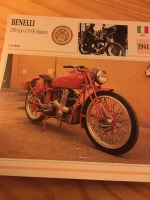 Benelli 250 Tipo 4T-SS Elastic 1941 Motorcycle Collection Atlas Italy Foto 1 de 2