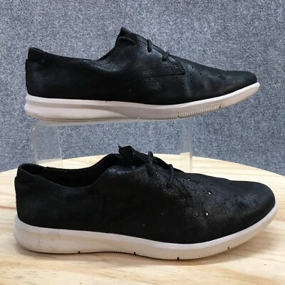 Rockport City Lites Shoes Womens 8.5 M Ayva Oxford Sneakers CH3570 Black Leather - Image 1 of 4