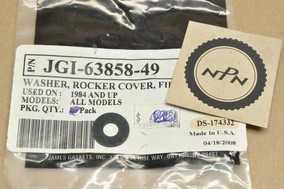 Harley Davidson FXD FLH FLS FXR FXL FXS FLT James Juntas Cubierta basculante Arandela Foto 1 de 1