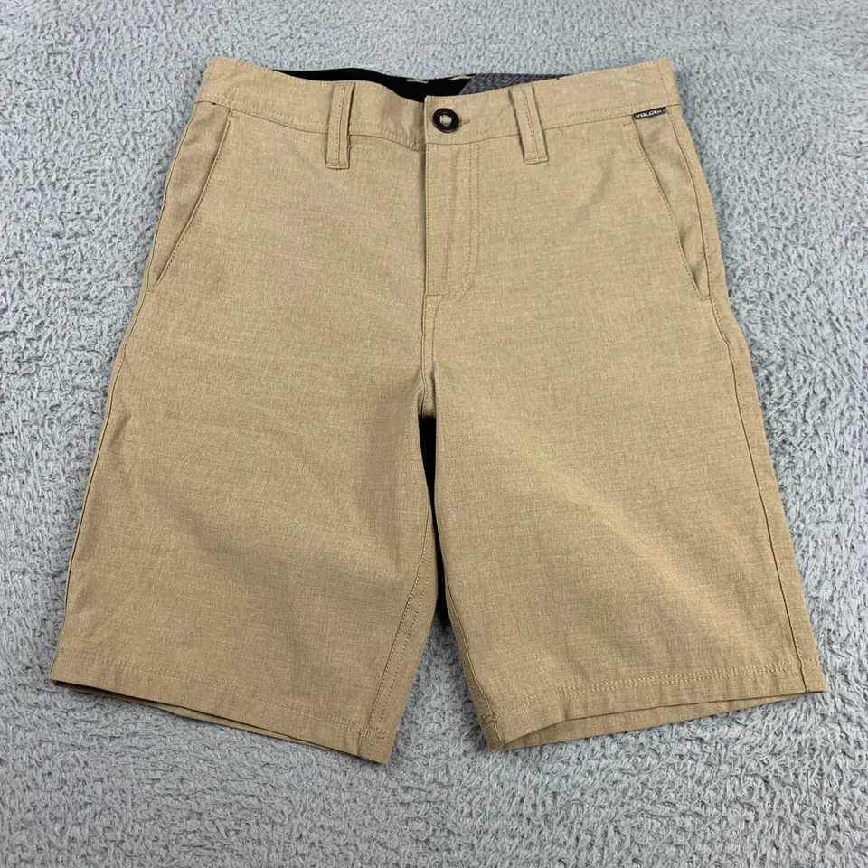 Volcom Shorts Mens 28 Beige Chino Lightweight Outdoor Pockets Casual Preppy Men - Image 1 of 4