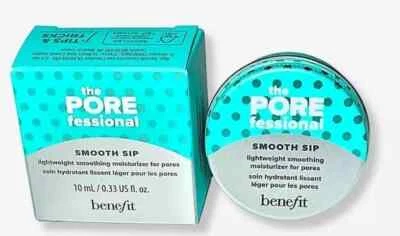 Crema hidratante ligera Benefit The POREfessional Smooth Sip 0,33 OZ nueva muestra Foto 1 de 3