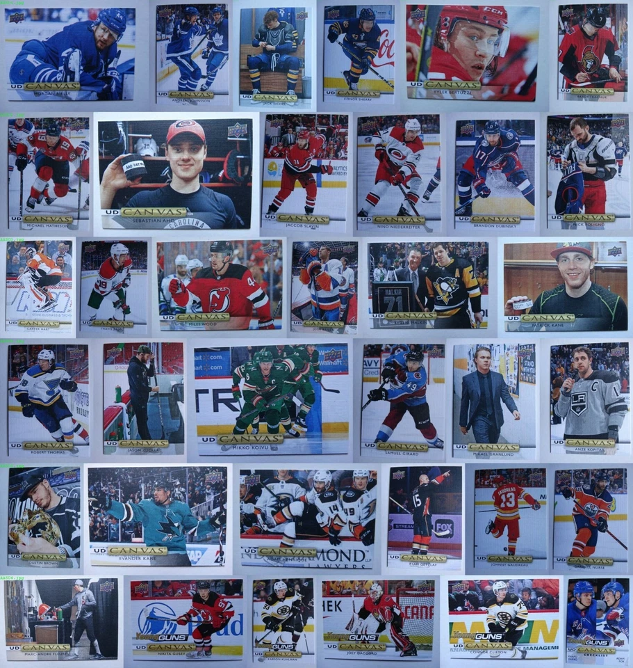 2019-20 Upper Deck Series 1 & 2 Canvas Young Guns Complete Your Set U Pick 1-266 - Image 1 of 1
