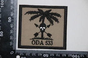 US 5TH SPECIAL FORCES SFGP ODA 533 CLOTH ARMY PATCH BLACK READ! - Picture 1 of 1