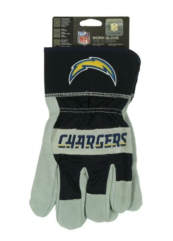 Los Angeles Chargers Gloves Work Style The Closer Design Alternate Cover