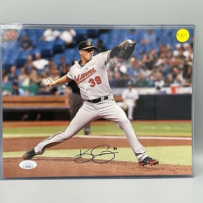 Foto autógrafa firmada por Kevin Gausman 8,5x11 JSA Baltimore Orioles Foto 1 de 2