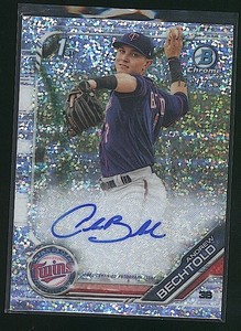 2019 Bowan Chrome Prosp. ANDREW BECHTOLD 1st RC Auto #CPA-ABE Speckle /299 Twins