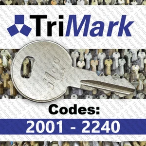 Trimark Lock Key for Camper RV Motorhome Cut to Code 2001 - 2240 - Picture 1 of 1