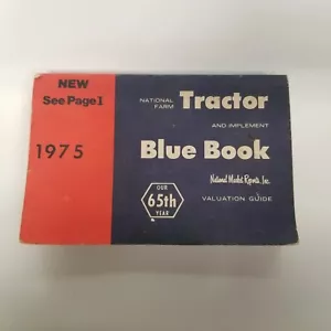 1975 National Farm Tractor & Implement Blue Book Valuation Guide, viele Marken - Bild 1 von 6