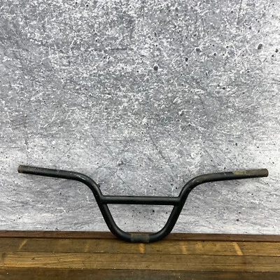 Vintage  BMX Handlebar Expert Black  22.2 Steel Old School  BMX 1990s 00s Rust - Image 1 of 4