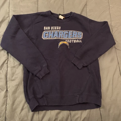 A1 NFL Team Apparel San Diego Chargers Sweatshirt Size L 14/16 Blue Cover