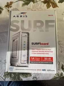 ARRIS SURFboard DOCSIS 3.0 Gigabit Cable Modem (White) - SB6190 - Bild 1 von 6