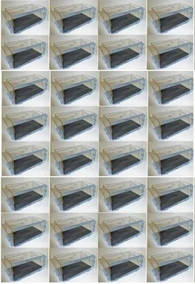 Set di 32 scatole vetrina + base per miniature 1/43 altezza 6 cm nuovo! - Immagine 1 di 3