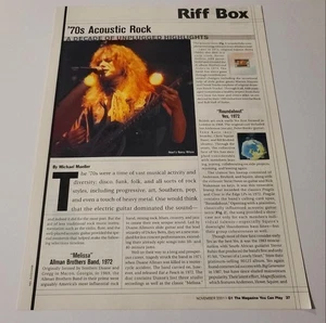 Nancy Wilson (Heart) 1 Page Article/Clipping - Picture 1 of 1