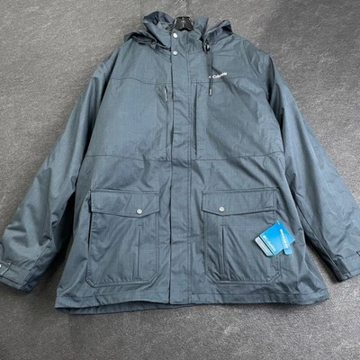 COLUMBIA Horizons Pine II Interchange Jacket Men's Size 3XT Black - Image 1 of 4