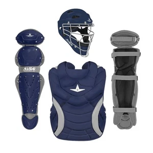All-Star Heiress Fastpitch Softball Catcher's Package - Navy - Medium - Imagen 1 de 2