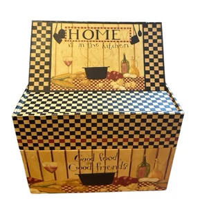 LANG recipe box w/ cards POP UP EASEL FOR DISPLAY home is in the kitchen - Picture 1 of 16