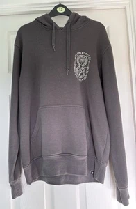 Men’s Element Grey Hoodie Size M White Snake Design On The Back & Front Great - Picture 1 of 6