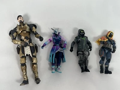 Fortnite Action Figures Bundle Midas Solo Mode Luminos Longshot Archetype  - Image 1 of 4