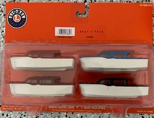 Lionel Trains Boat 4 Pack Brand New Sealed 6-37834 2010 Best Deal Here - Picture 1 of 6