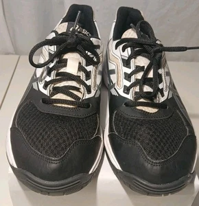 Asics B755Y Damen Tennisschuhe Sneaker Größe 9 Schwarz/Weiß/Hellbraun EU 40,5  - Bild 1 von 9