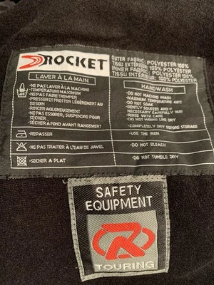 Joe Rocket Touring Motorcycle Jacket Removable Windbreaker Liner Men's Small - Image 1 of 4