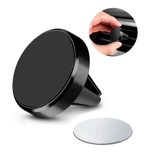 2 x Car Magnetic Phone Holder Mount Air Vent Easy to Install and Smallest design - Picture 1 of 3