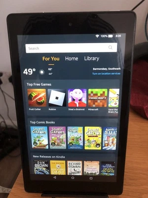 Amazon Kindle Fire HD 8 Tablet 32GB 8" HD with Alexa - Image 1 of 4