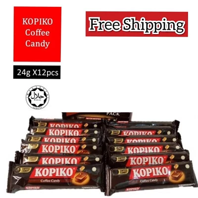 24g x 12pcs KOPIKO Classic Coffee Candy Shot Stick  From Real Coffee - Image 1 of 4
