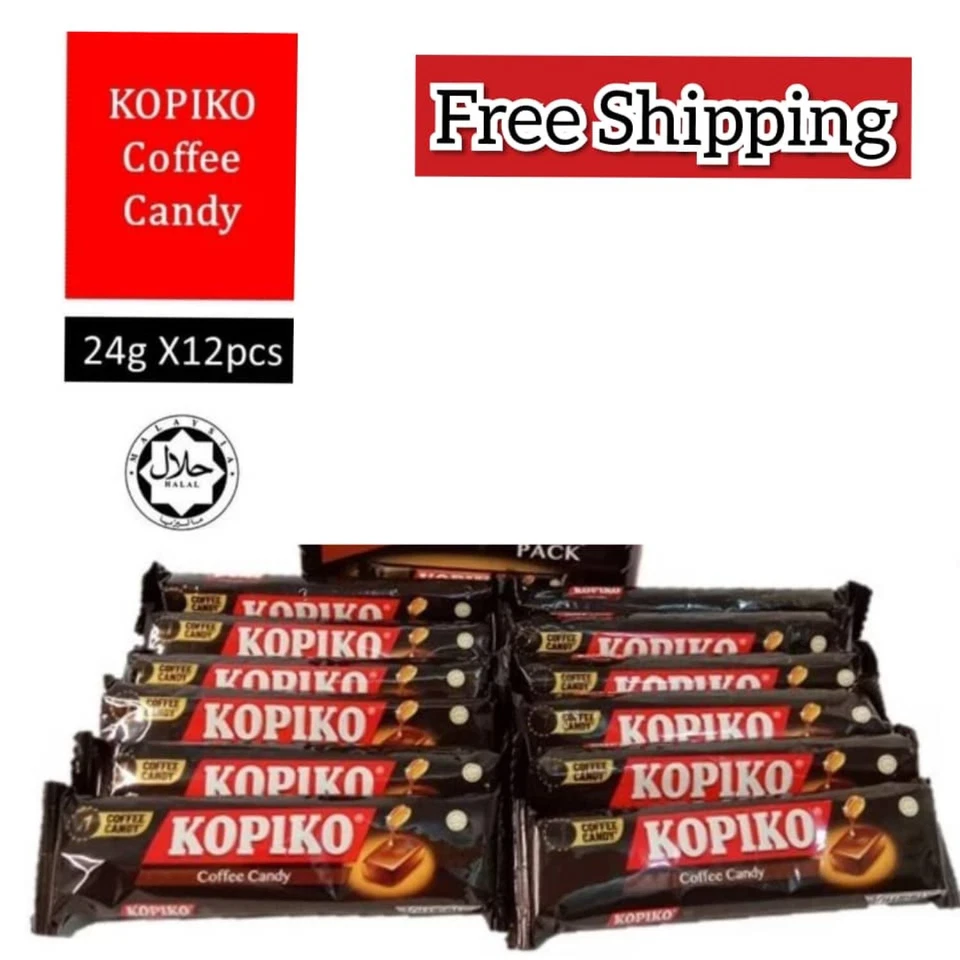 24g x 12pcs KOPIKO Classic Coffee Candy Shot Stick  From Real Coffee - Image 1 of 4