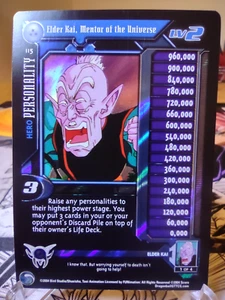 DBZ CCG DRAGON BALL Z GT ELDER KAI MENTOR OF THE UNIVERSE LV2 #115 ALT FOIL NM - Picture 1 of 2