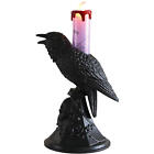 Gothic Crow Desk Lamp Candlestick Birds Light Decoration Desk Lamp Great Gift