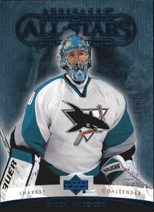 2005-06 (SHARKS) Artifacts Blue #191 Evgeni Nabokov