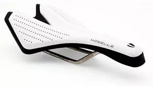 Union Sport Mosselle Road MTB eBike Bicycle Ti Saddle Titanium-Rail Seat White - Picture 1 of 14
