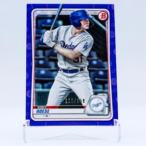 2020 Bowman Kody Hoese Purple /250 #BP-4 - Picture 1 of 2