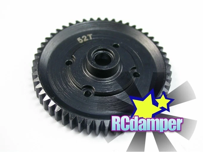 HARDENED STEEL CENTER MAIN SPUR GEAR 52T AXIAL 1/10 EXO TERRA BUGGY DIFF BOX - Image 1 of 1