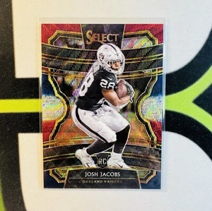 2019 Panini Select Josh Jacobs Concourse Tri-Color Prizm Rookie /199 #81 Raiders - Bild 1 von 2