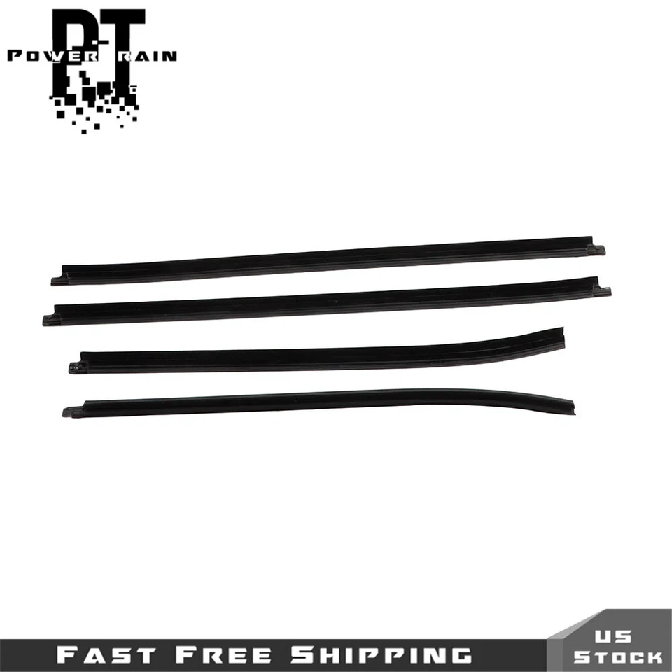 Suit For Toyota Hilux Cab 2005-2015 Window Glass Seals Door Belt Weather Strip - Image 1 of 4