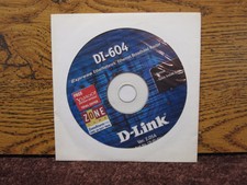 D-LINK ETHERNET BROADBAND ROUTER #CD-DI-604 MANUAL & INSTALL GUIDE FOR CD ONLY