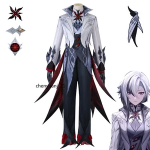 Juego de Anime Genshin Impact The Knave Arlecchino Disfraz Uniforme Halloween - Imagen 1 de 14